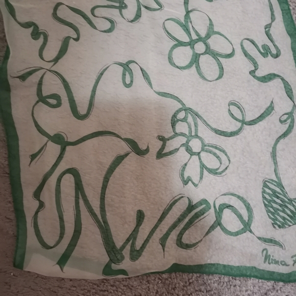 Nina Ricci Vintage Silk Scarf - Picture 3 of 9